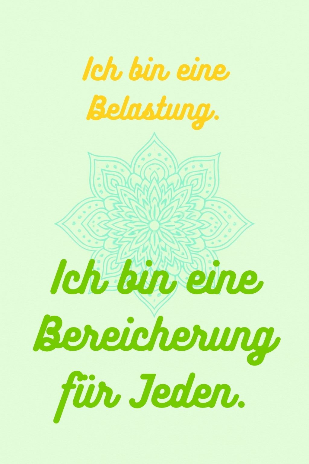 Kartenset Glaubenssätze Selbstliebe, Selbstvertrauen und Vertrauen