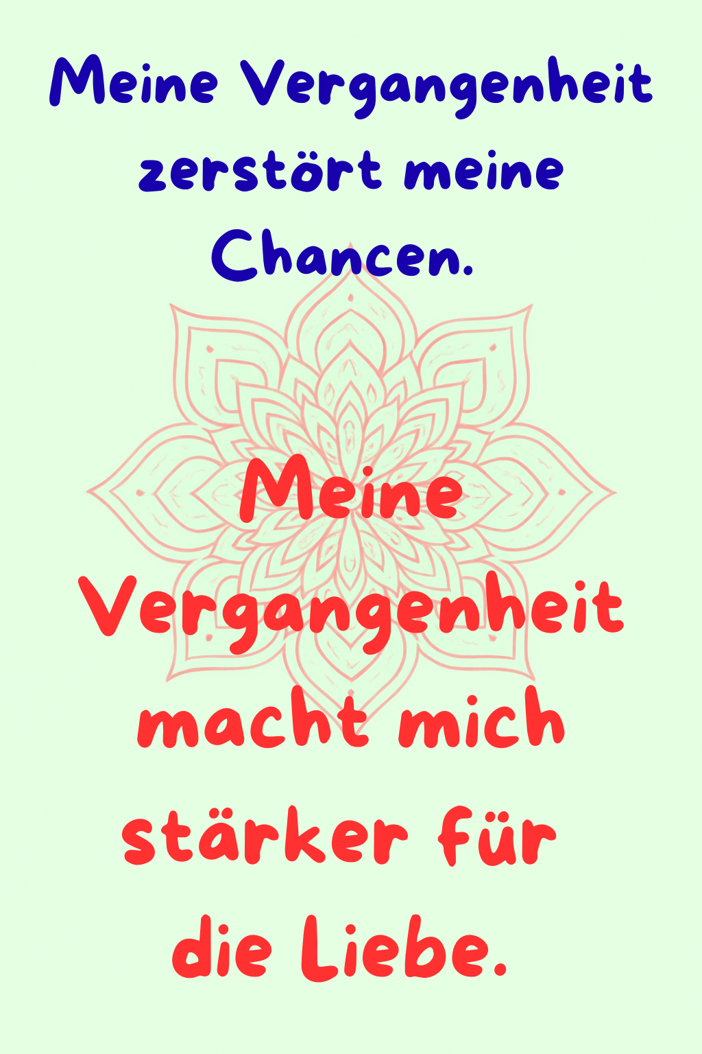 Kartenset Glaubenssätze Liebe und Beziehungen