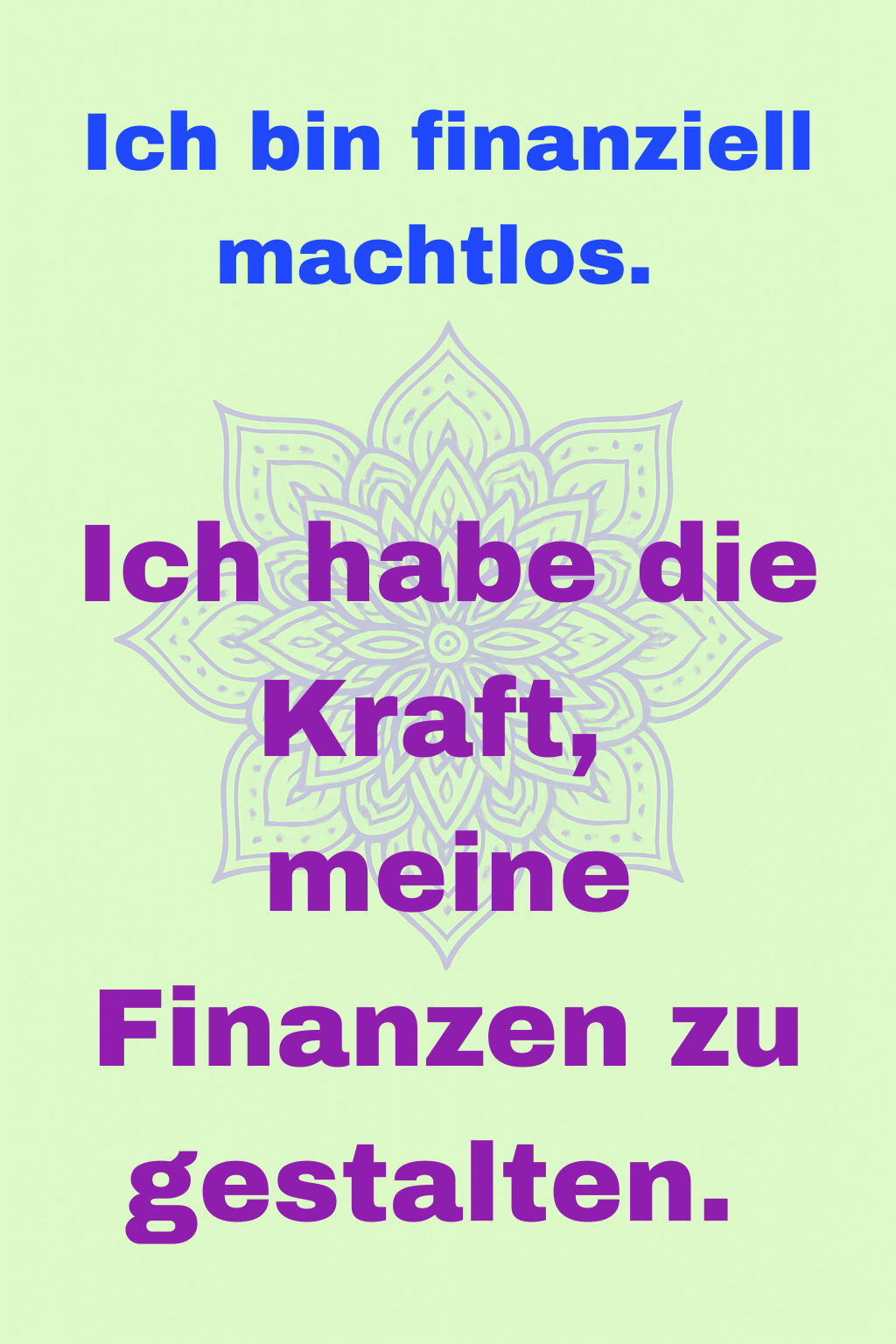 Kartenset Glaubenssätze Beruf, Erfolg und Finanzen