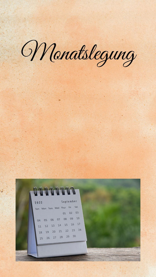 Monatslegung